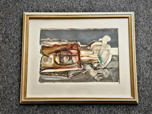 Erdem Colak - Grote gemengde techniek - abstracte compositie - galerie mia Joosten kopen? Bied vanaf 1!