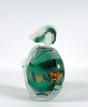 Régis & Gisèle Fievet - Lot van twee glasobjecten in de vorm van vissen kopen? Bied vanaf 200!