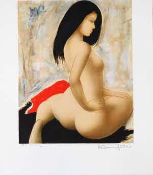 Alain Bonnefoit - Suite Nus: Cheveux Noirs verkocht voor € 35!