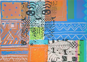 Milou Honig - Lot van 2 zeefdrukken kopen? Bied vanaf 1!