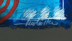 Theo Koster - Zeefdruk en collage, Labyrinth - Ingelijst kopen? Bied vanaf 35!