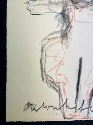 Anton Heyboer - Pastel van een vrouwfiguur kopen? Bied vanaf 90!