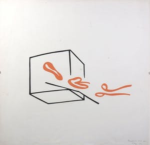 Tjeng Sit Oey - Litho, Zonder titel - Ingelijst kopen? Bied vanaf 35!