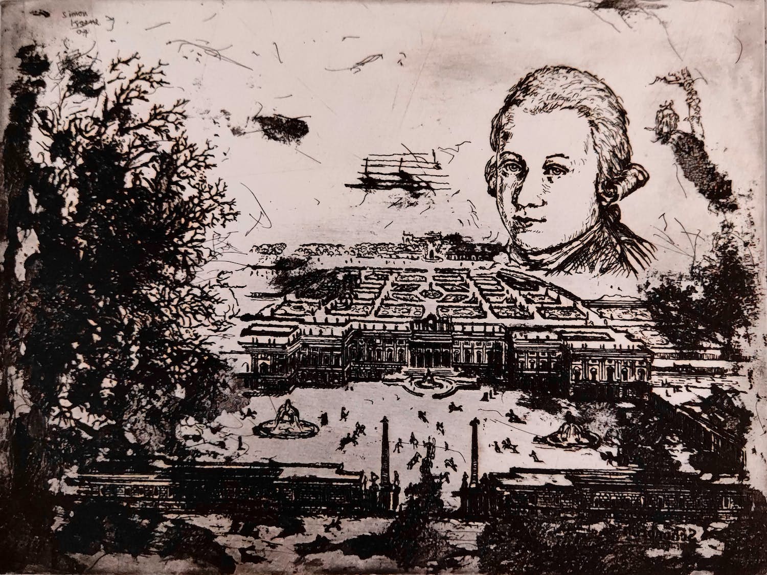 Simon Koene - De tuinen van paleis Schönbrunn kopen? Bied vanaf 30!