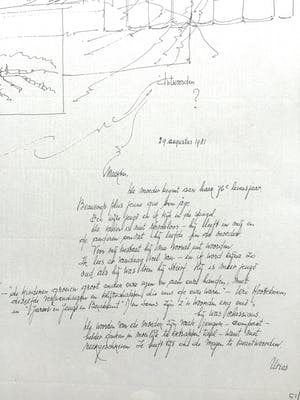 Maarten Beks - litho ,letters from Urias ll gesigneerd, oplage 51/100 kopen? Bied vanaf 1!