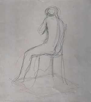 Paul Smolders - Mooie originele potloodtekening - naakt - Dubbel gesigneerd kopen? Bied vanaf 55!