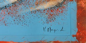 Vincent Mengin-Lecreult - Gemengde techniek op doek, Bloc kopen? Bied vanaf 1!