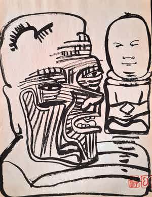 Ernst Vijlbrief - Cobra Figuren verkocht voor € 100!