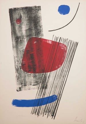 Berto Lardera - Litho uit de porftolio Documenta Geigy. Das Unbehagen in der Kunst (1965) kopen? Bied vanaf 70!