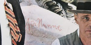 Andy Warhol - en Joseph Beuys - Handgesigneerd affiche voor tentoonstelling - Ingelijst kopen? Bied vanaf 1!