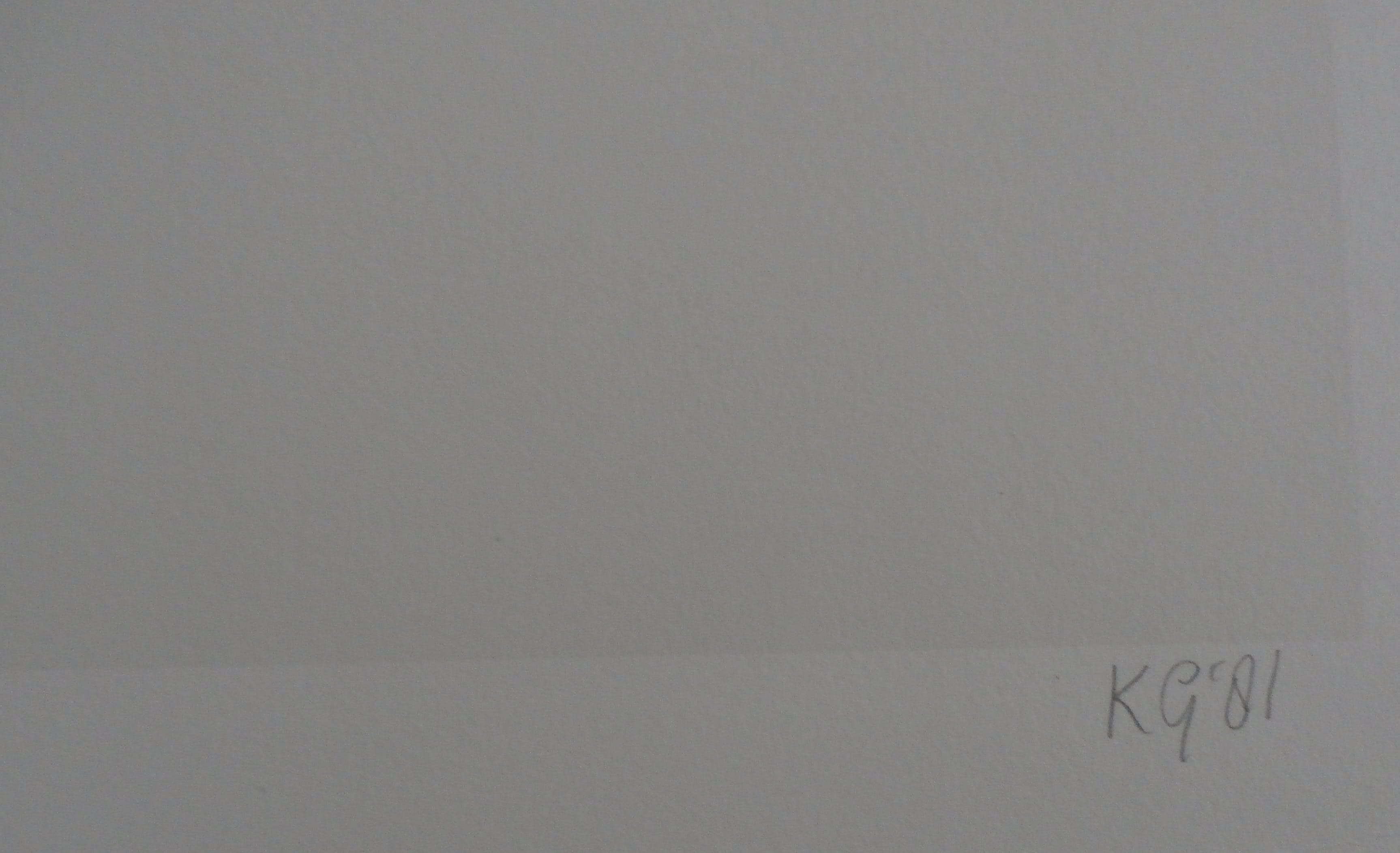 Klaas Gubbels - zeefdruk: verlegen schaduwen - 1981 kopen? Bied vanaf 100!