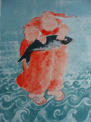 Buy Ada Breedveld - Litho, Titel, Sea Woman? Bid from 50!