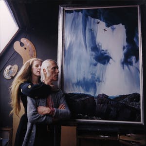 Paul Huf - C-Print op dibond, Carel en Mathilde Willink in atelier kopen? Bied vanaf 200!