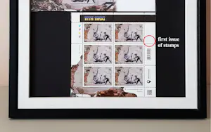 Banksy - Banksy (1974) - FCK PTN! Banksy ingelijst - Complete set kopen? Bied vanaf 120!