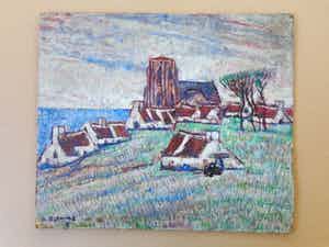 Alfons Blomme - ZIERIKZEE / ORIGINEEL WERK / 40x47cm / SIG verkocht voor € 130!