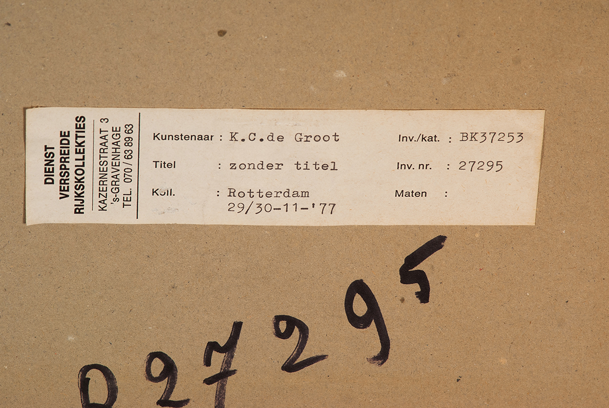 Karel de Groot - Aquarel op papier - gesigneerd l.o. - BKR Rotterdam - 1977 kopen? Bied vanaf 10!