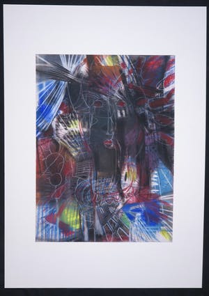 Theo van der Nahmer - Pastel/krijt op papier, Vrouw II kopen? Bied vanaf 35!