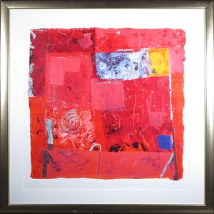 Jos Verwiel - Lithografie, Zonder titel - Ingelijst kopen? Bied vanaf 50!