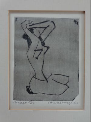 Flip van der Burgt - LOT VAN 3 WERKEN / 2x ETS + 1x LINO / 68x50cm / SIG kopen? Bied vanaf 25!