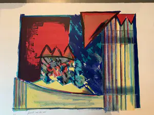 Fenneke van der Elst - samenwerking met Marianne Aulman - Abstract Huis met Pilaar kopen? Bied vanaf 30!