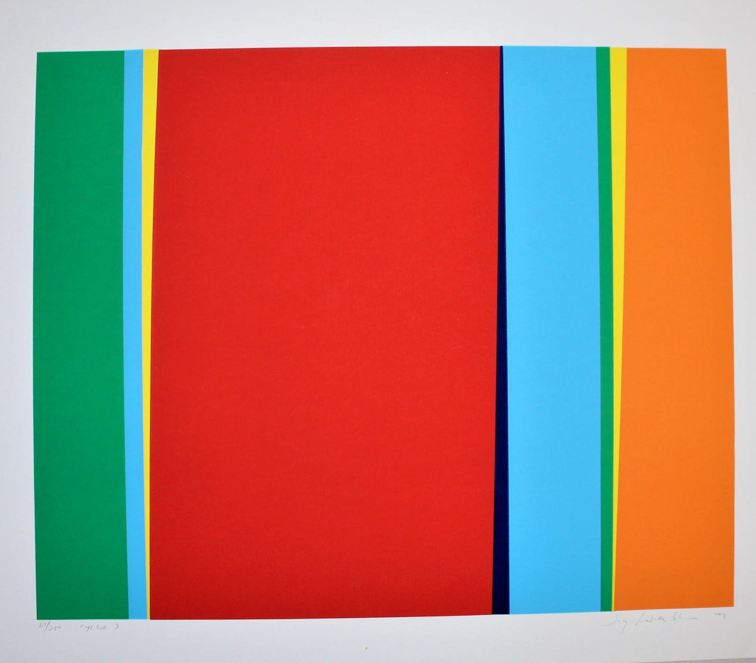 Jay Rosenblum - "Zyklus 3" 1979 verkocht voor € 240!