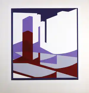 Ursula Pless - Zeefdruk, Zonder titel verkocht voor € 40!