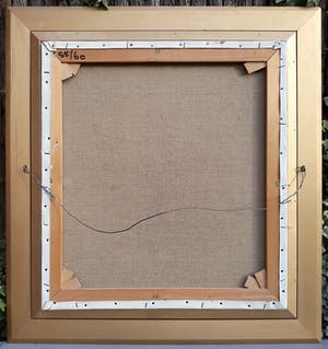 Jan Makkes - Landschap, olieverf op doek (mooi ingelijst) kopen? Bied vanaf 300!