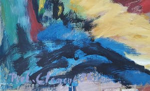 Piet Clement - Gouache kopen? Bied vanaf 95!