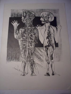 Aat Verhoog - Zonder Titel - Litho - 75/100 - Gesigneerd kopen? Bied vanaf 15!