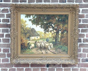 Martinus Josephus Nefkens - Herder met schapen kopen? Bied vanaf 180!