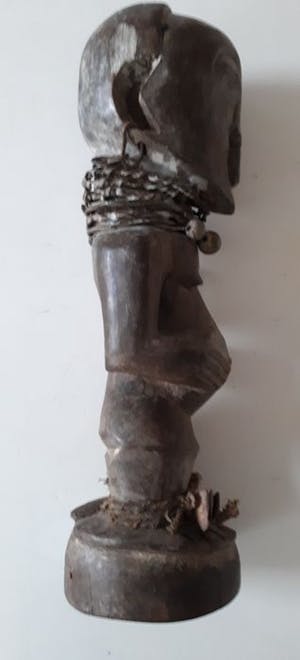 Niet of onleesbaar gesigneerd - SONGYE - Fetish beeld - Hout en ijzer kopen? Bied vanaf 10!