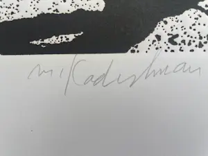 AcheterMenashe Kadishman - Cracked earth? Enchérissez de 100!