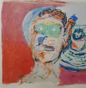 Buy Karel Appel - Regards vers l’Infini 1963? Bid from 995!