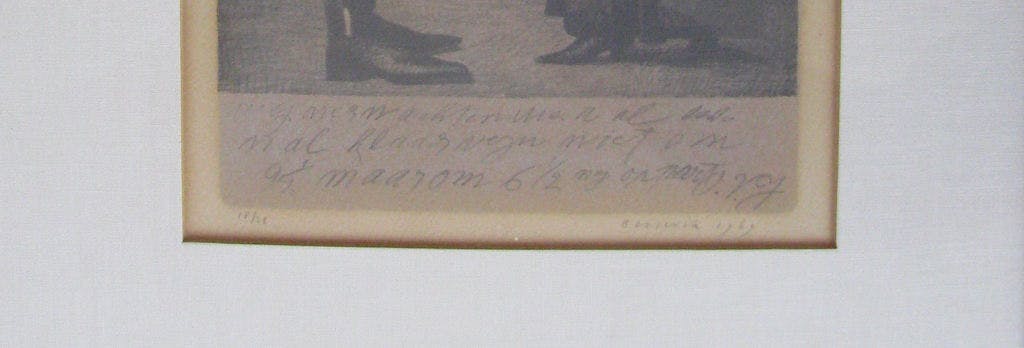 Herman Berserik - Hermanus Berserik, 2-kleuren litho, ontmoeting kopen? Bied vanaf 245!