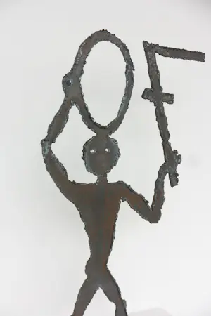 Albrecht Genin - Metalen sculptuur, Figur 70 kopen? Bied vanaf 500!
