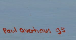 Paul Overhaus - Acryl op board, Happy Fish - Ingelijst kopen? Bied vanaf 100!