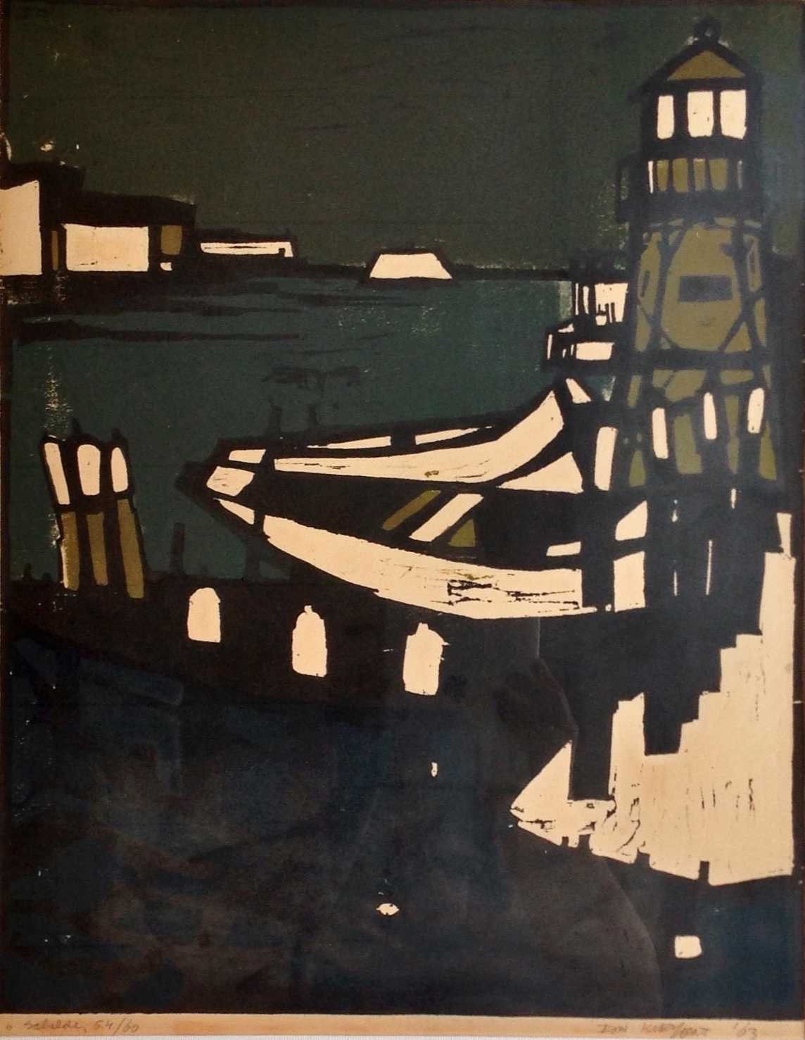 Niet of onleesbaar gesigneerd - Vuurtoren aan de schelde  verkocht voor € 1!