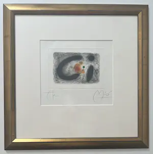 Joan Miro - handgesigneerde ets/aquatint | 'Nous Avons' | 1959 kopen? Bied vanaf 1!