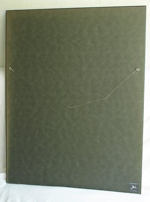 Hasan Djaafar - Ingelijst, olieverf op doek op board (marouflé), “Rode boom” – Groot - 93 x 73 kopen? Bied vanaf 300!