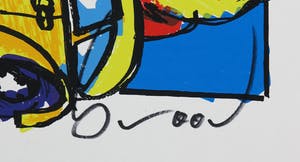 Herman Brood - Zeefdruk, VW-Beetle kopen? Bied vanaf 120!