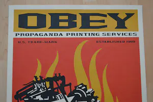 Shepard Fairey - PRINT AND DESTROY SIGNED OFFSET LITHOGRAPH kopen? Bied vanaf 1!