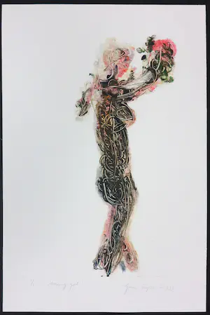 Guus Empire - 3 monoprints, Happy one, Dressing Girl, Thinking Boy kopen? Bied vanaf 1!