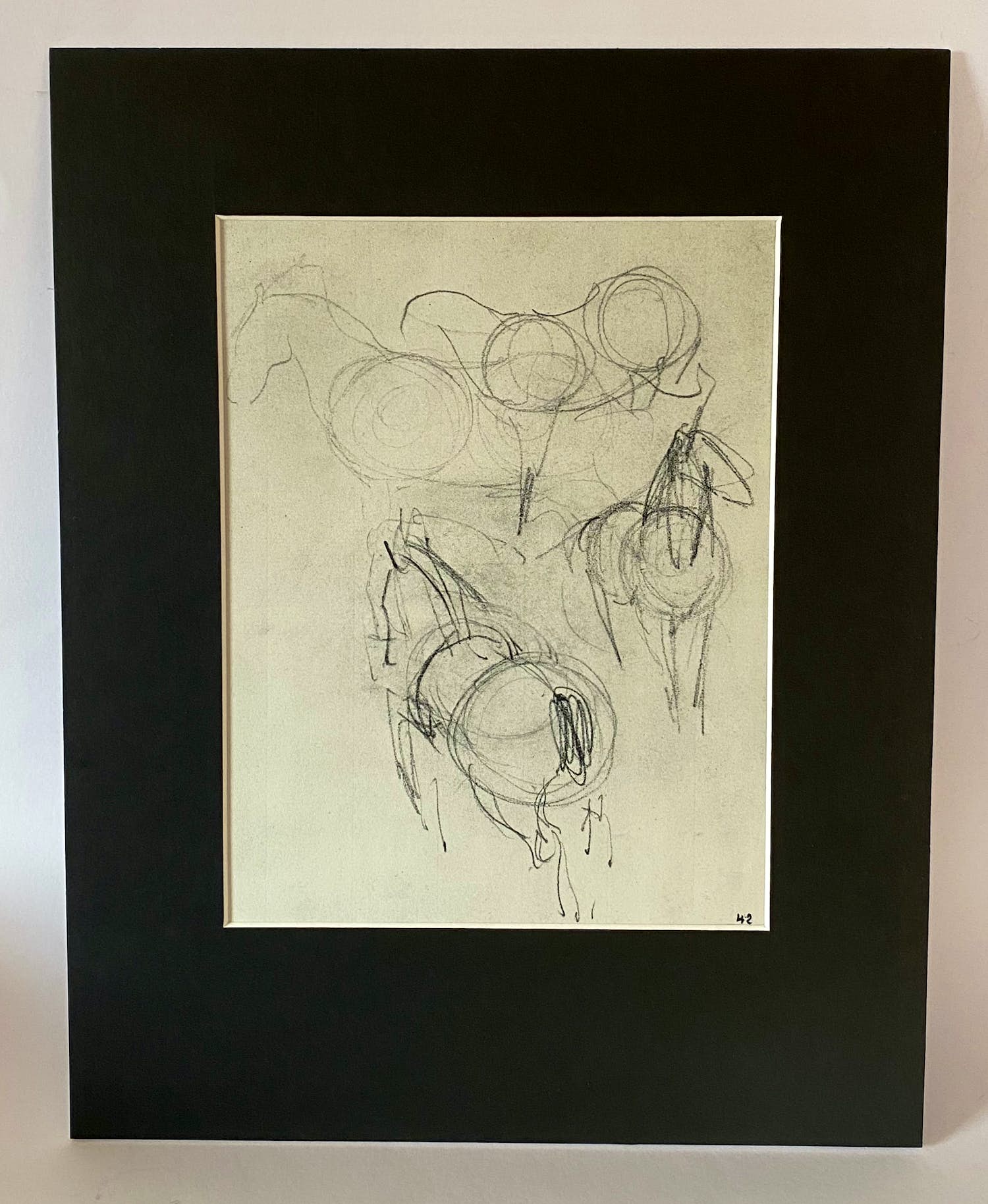 Franz Marc - 2 Heliogravures naar een studie naar paarden 1959 kopen? Bied vanaf 1!