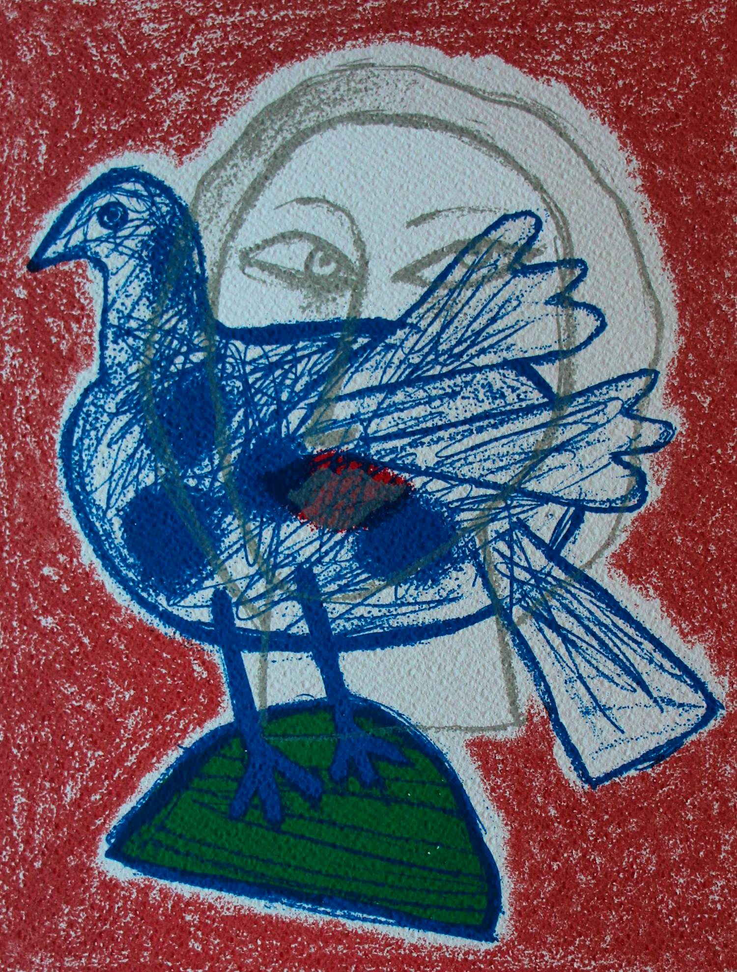 Corneille - Litho: regard sur l'oiseau - 1998 kopen? Bied vanaf 225!