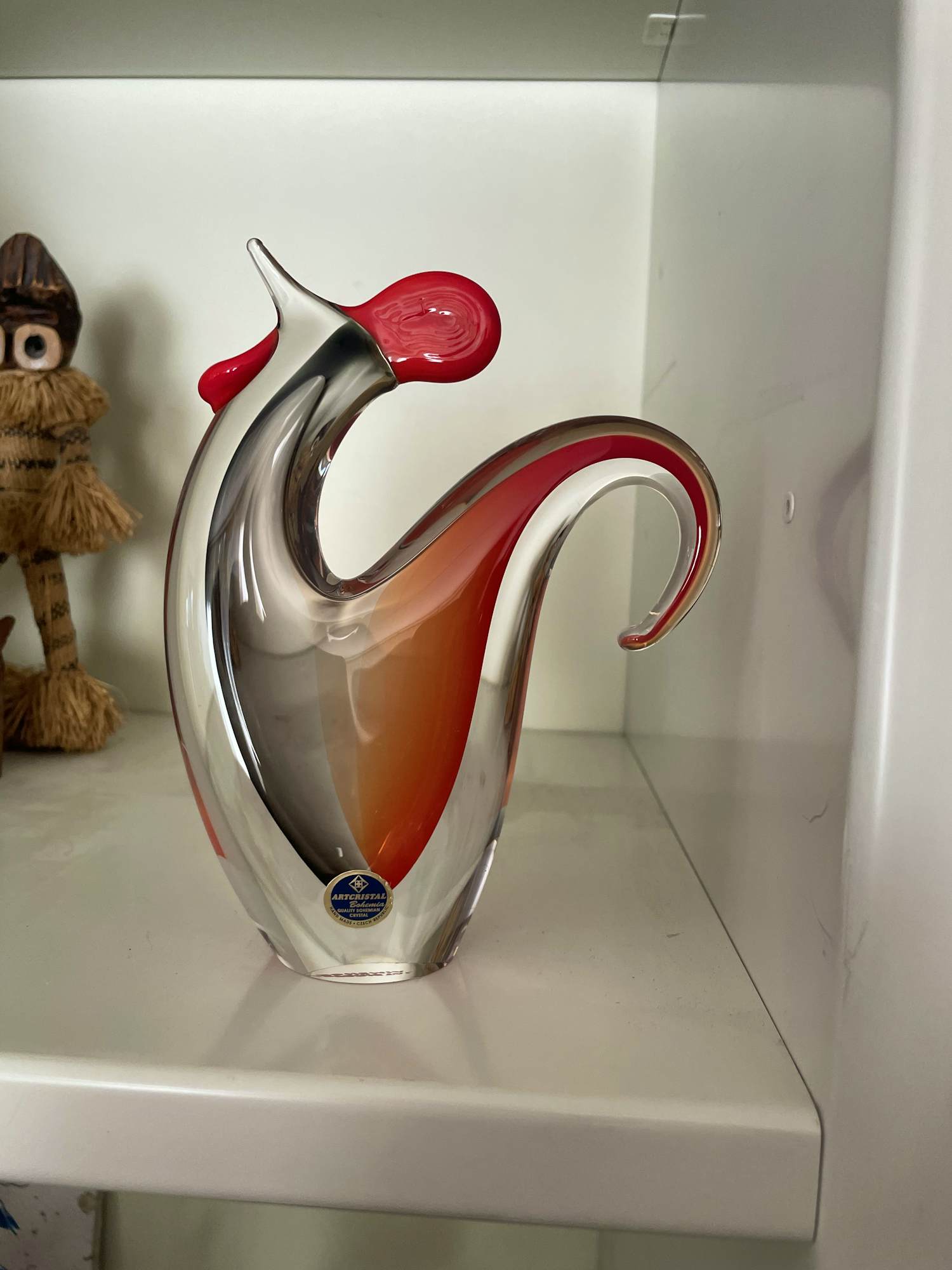 Jan Machalek - Haan, object van kristal verkocht voor € 20!