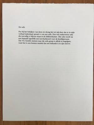 Vic Gentils - Gesigneerde ets - 1981 - 'Het Café' - VII/XX kopen? Bied vanaf 35!