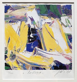 JAS - Zeefdruk. Titel, "Bellona". (mooi ingelijst) kopen? Bied vanaf 30!