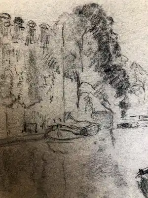 Cor Noltee - 5 tekening Cor Noltee verkocht voor € 70!