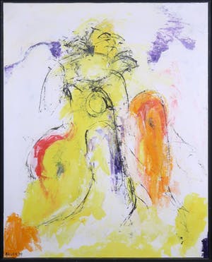 Menno Bauer - Acryl op doek, Geen zomer meer voor mij - Ingelijst kopen? Bied vanaf 150!