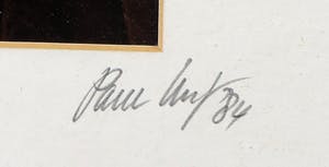 Paul Huf - Foto, Lot van twee portretten van o.a. Paul Verhoeven - Ingelijst kopen? Bied vanaf 1!